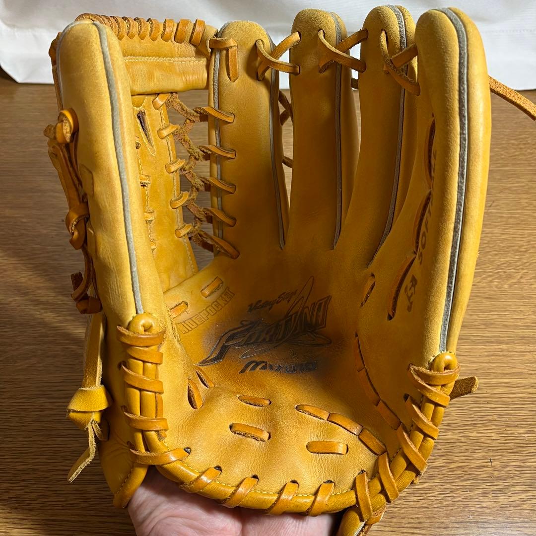 ミズノ ビクトリーステージ 一般軟式 ソフト グローブ グラブ 外野用 美品