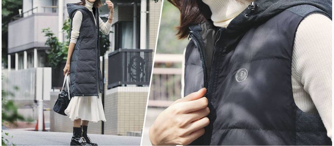 ランバンスポール　中綿ダウンリバーシブル