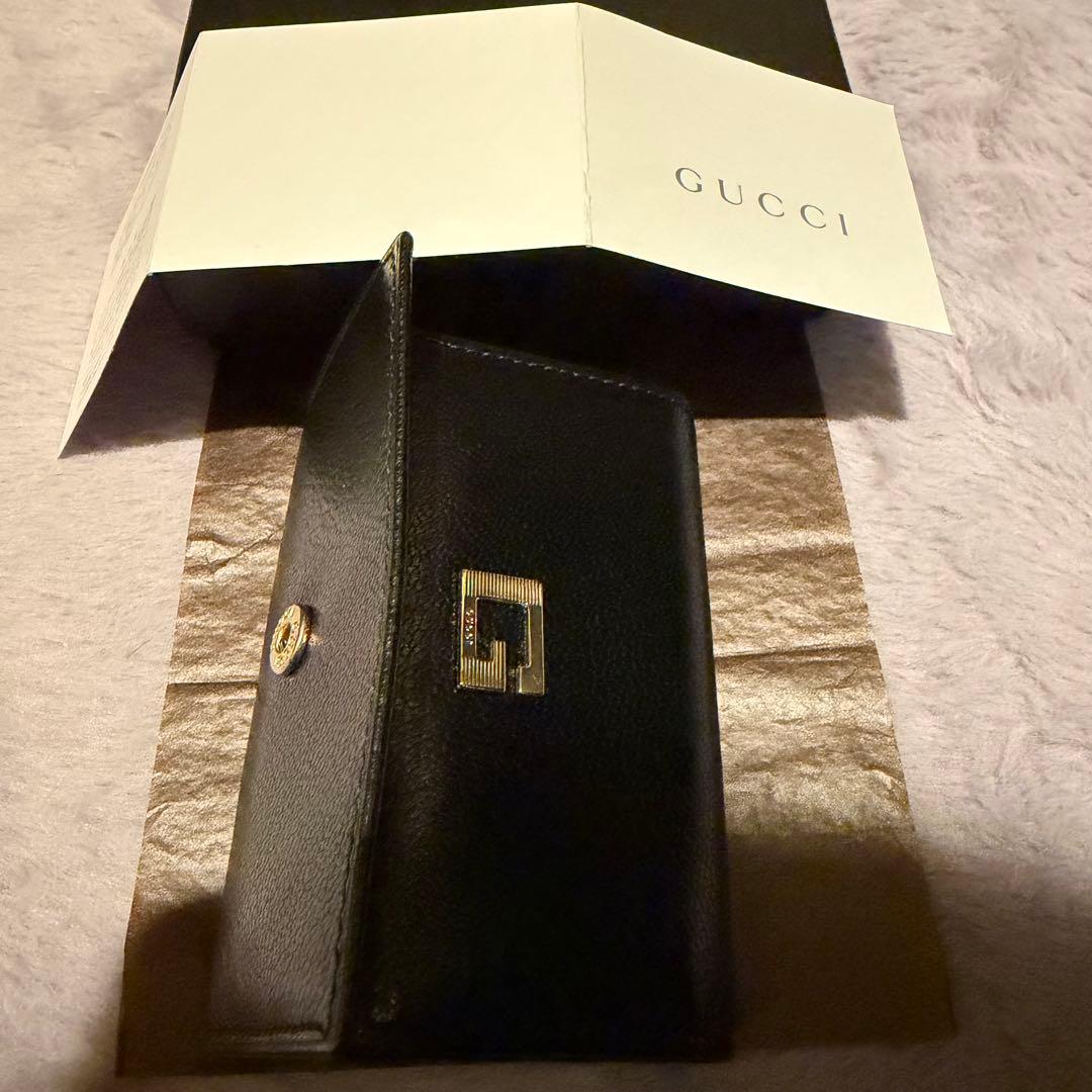 新品 未使用】GUCCI ブラックレザー キーケース - メルカリ