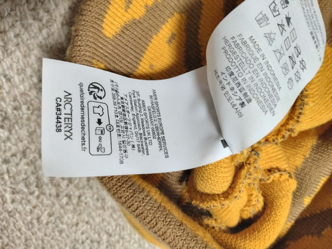 美品　使用回数２回　アークテリクス　grotto toque　ニットキャップ