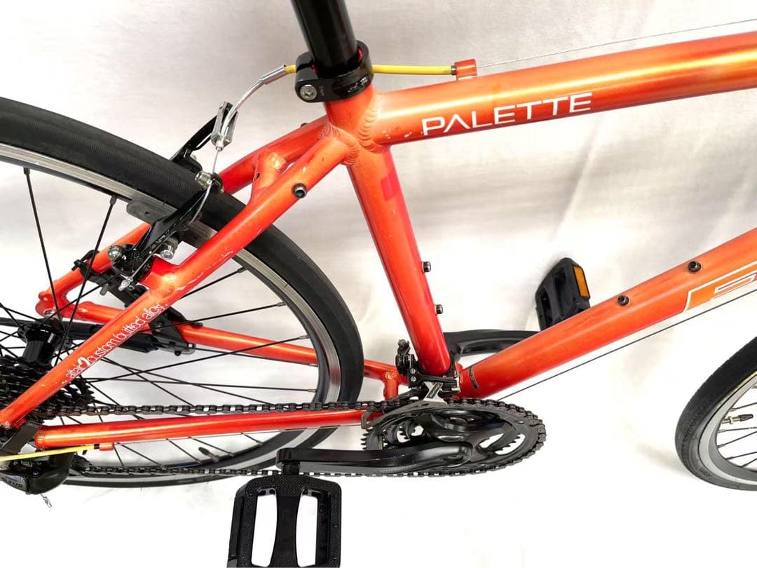 即乘】送料無料FUJI クロスバイク PALETTE 超軽量11.8キロ24速