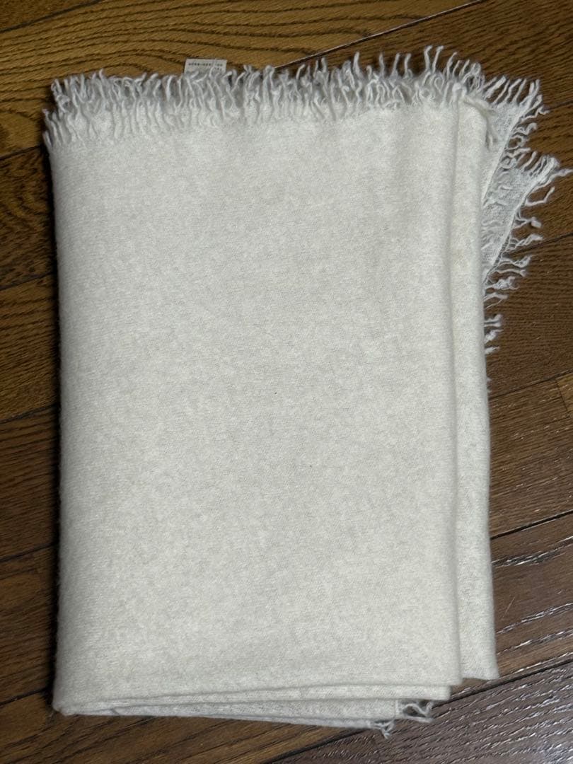 ヨーガンレール　カシミア ストール（白）