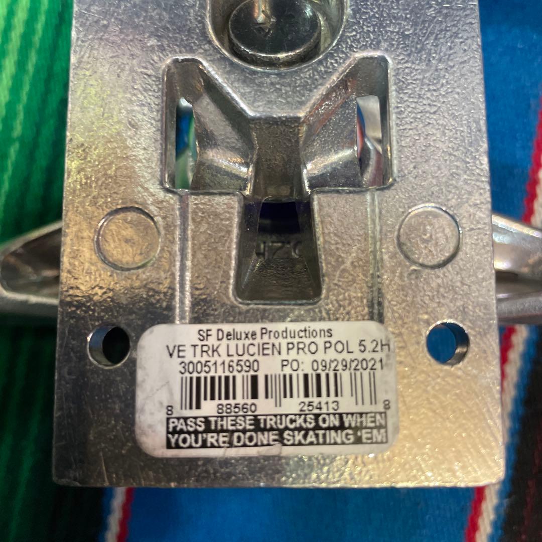 ベンチャー　スケートボードトラック　スタンダード　5.2HI