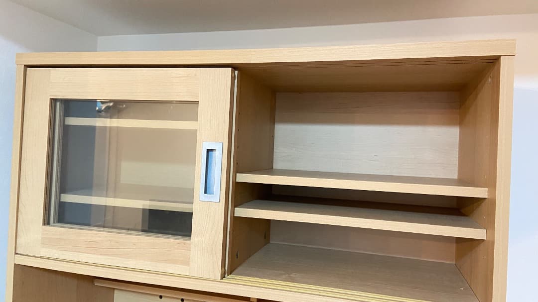 ぽてと様待ち】KAGU LABO 木製ナチュラルウッド 北欧 食器棚