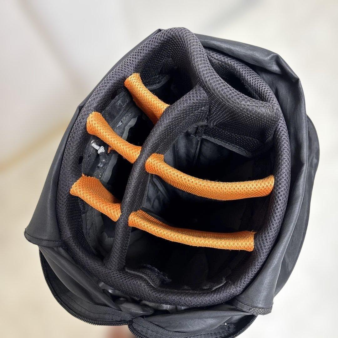 オジオ OIDO スタンドキャディバッグ ブラック・オレンジ 9.5インチ