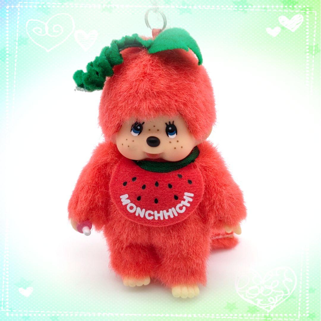 モンチッチ スイカ ストラップ 熊本 ぬいぐるみ マスコット セキグチ