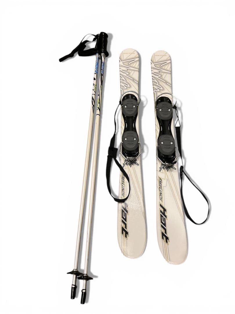 ☆HART FREELUNCH 99cm ショートスキー＋DIVAストック極美品