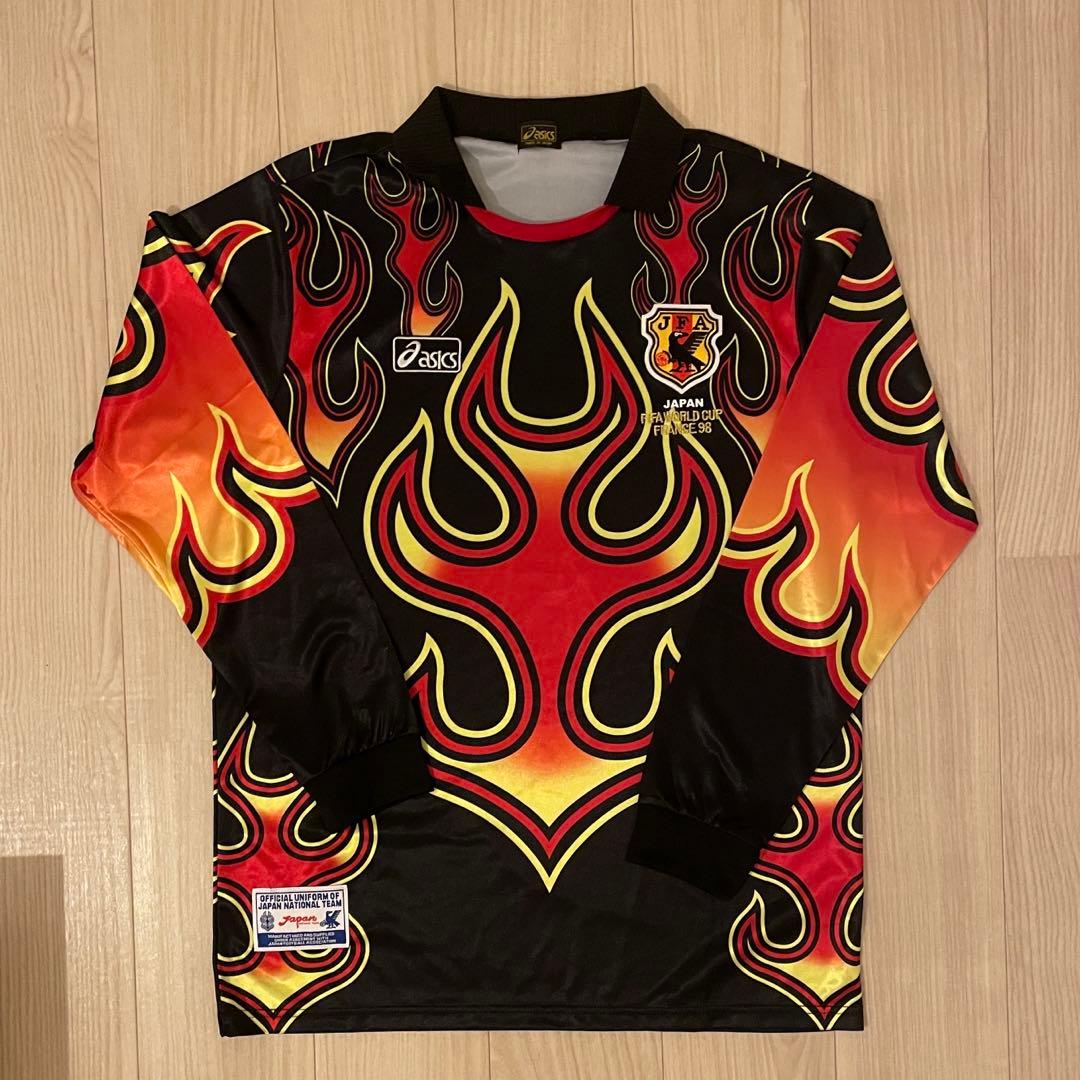 ASICS 98 GK フレイムパターン ユニフォーム KITH元ネタ - メルカリ