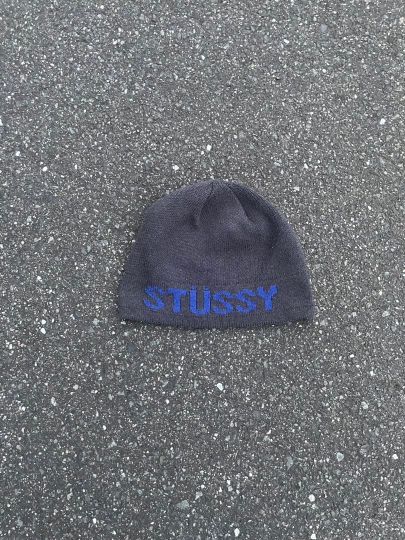 old stussy beanie 90s gray 金タグ