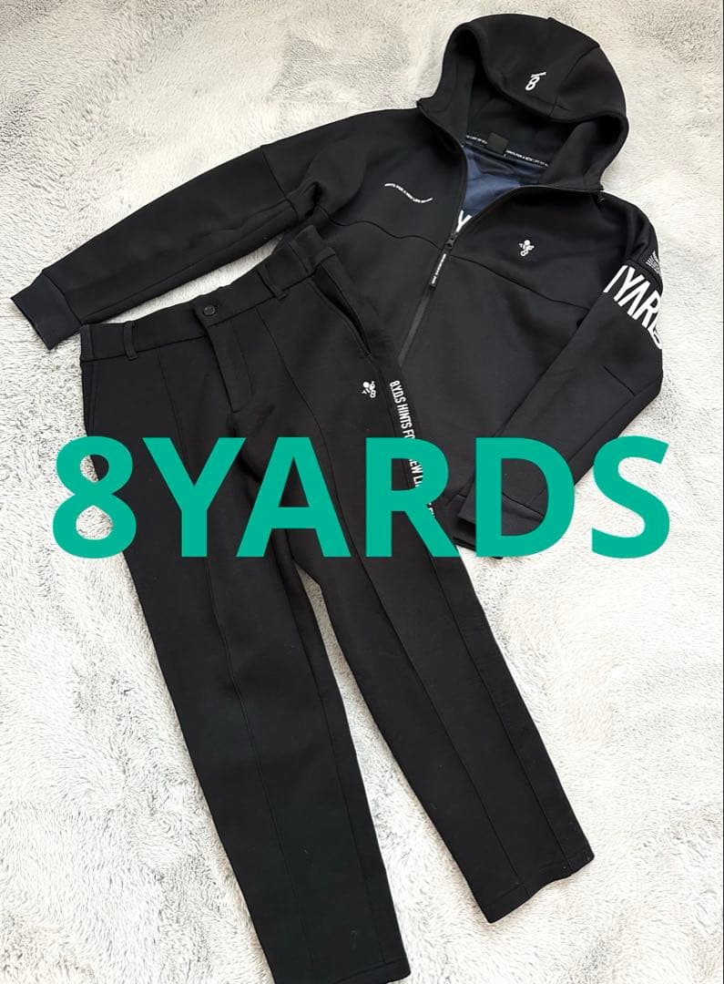 8YARDS ハチヤーズダンボールニットパーカーベストゴルフL 8YARDS