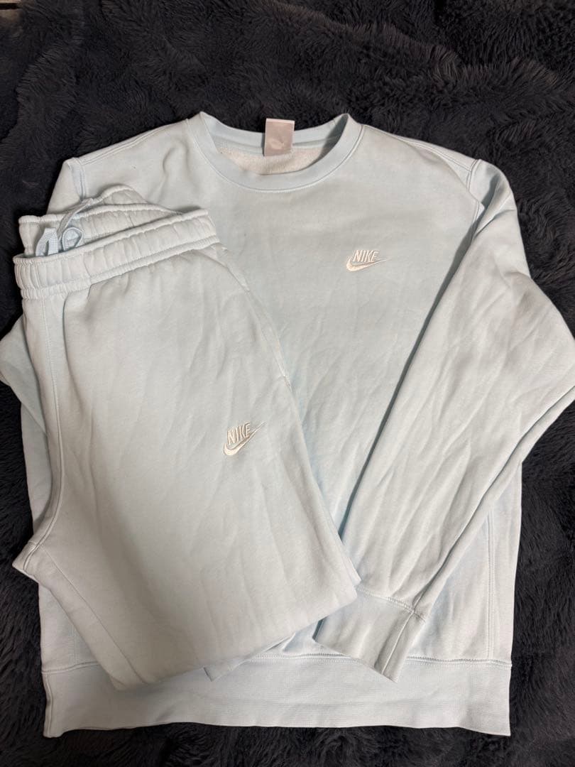 Nike ライトブルー セットアップ