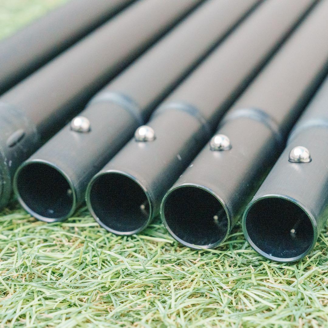 【廃盤品】ウイングポールブラック 240cm TP-002BK × 2セット