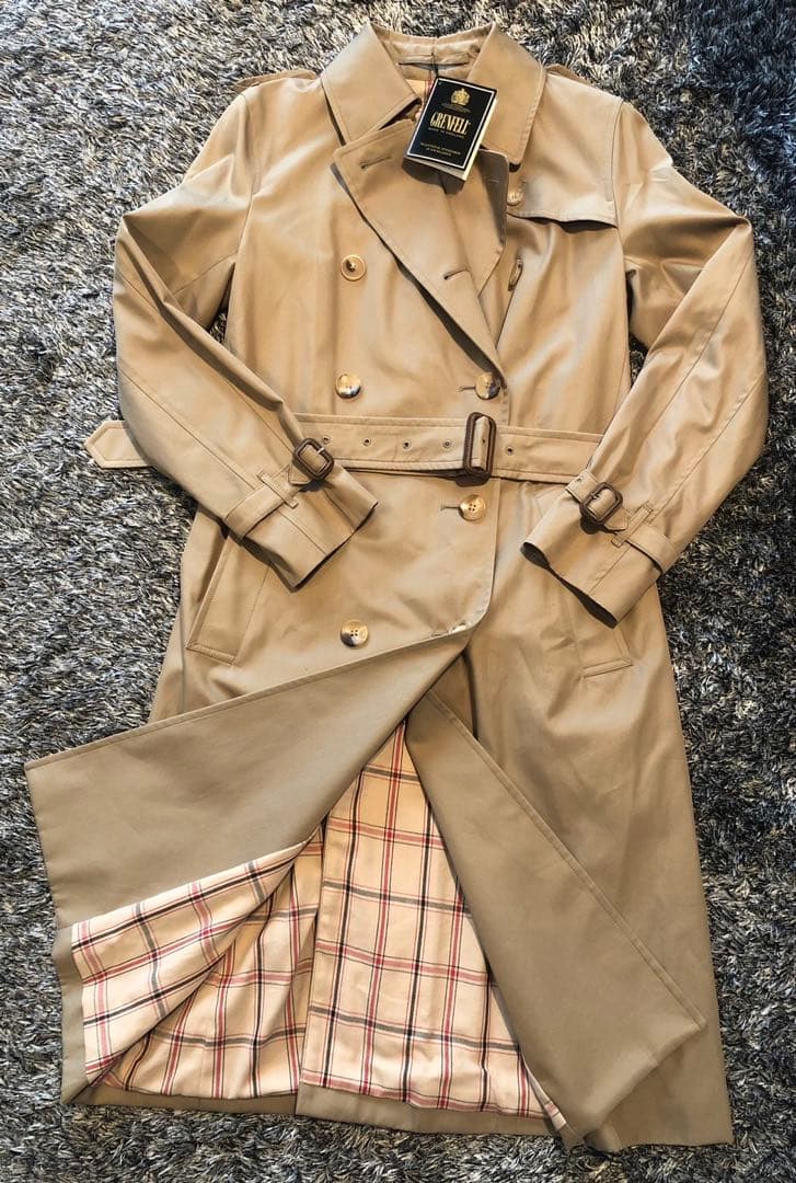 【新品未使用】GRENFELL グレンフェル トレンチコート 38 英国製