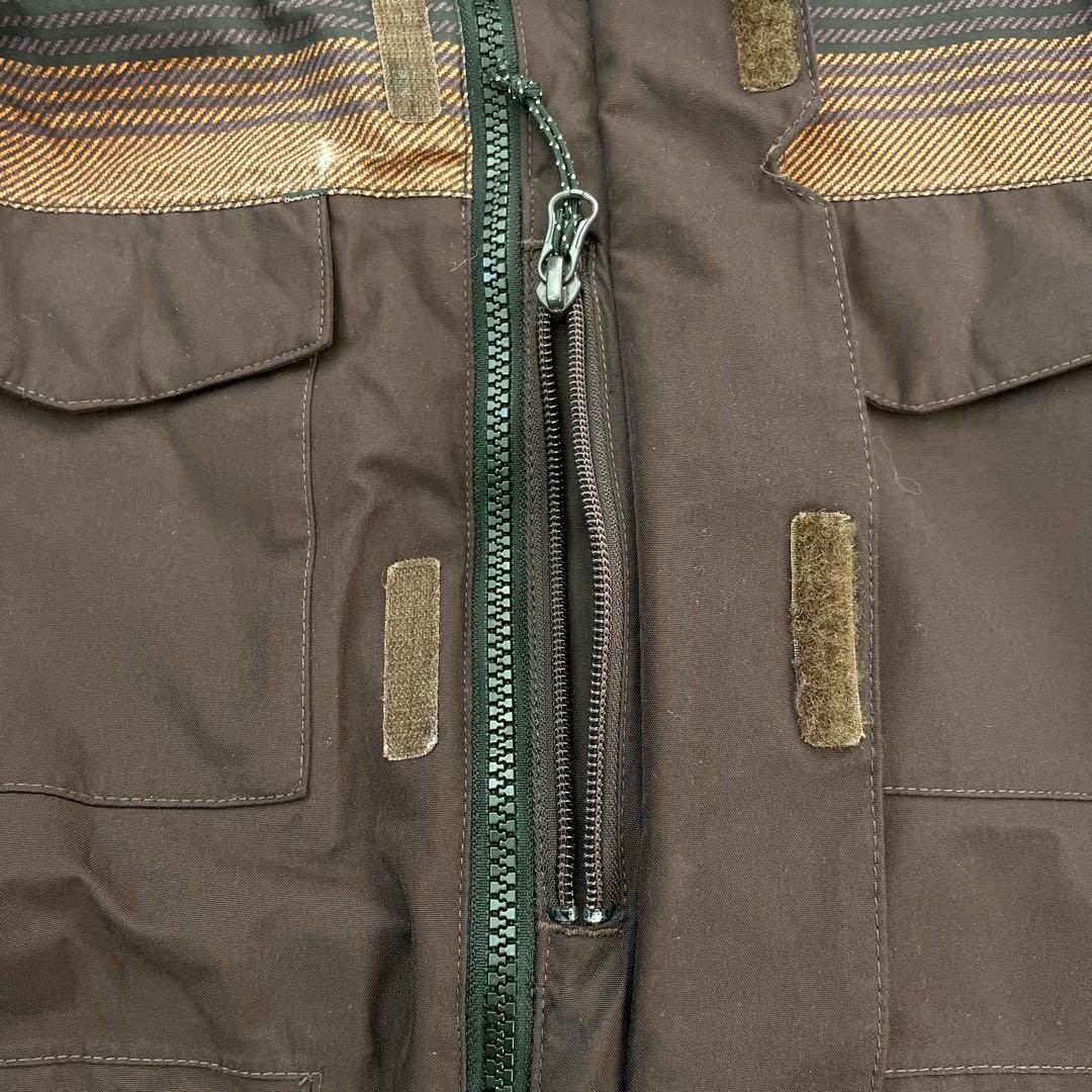 4419 ボルコム スノボウェア ジャケット ゴアテックス 22年モデル 茶 S