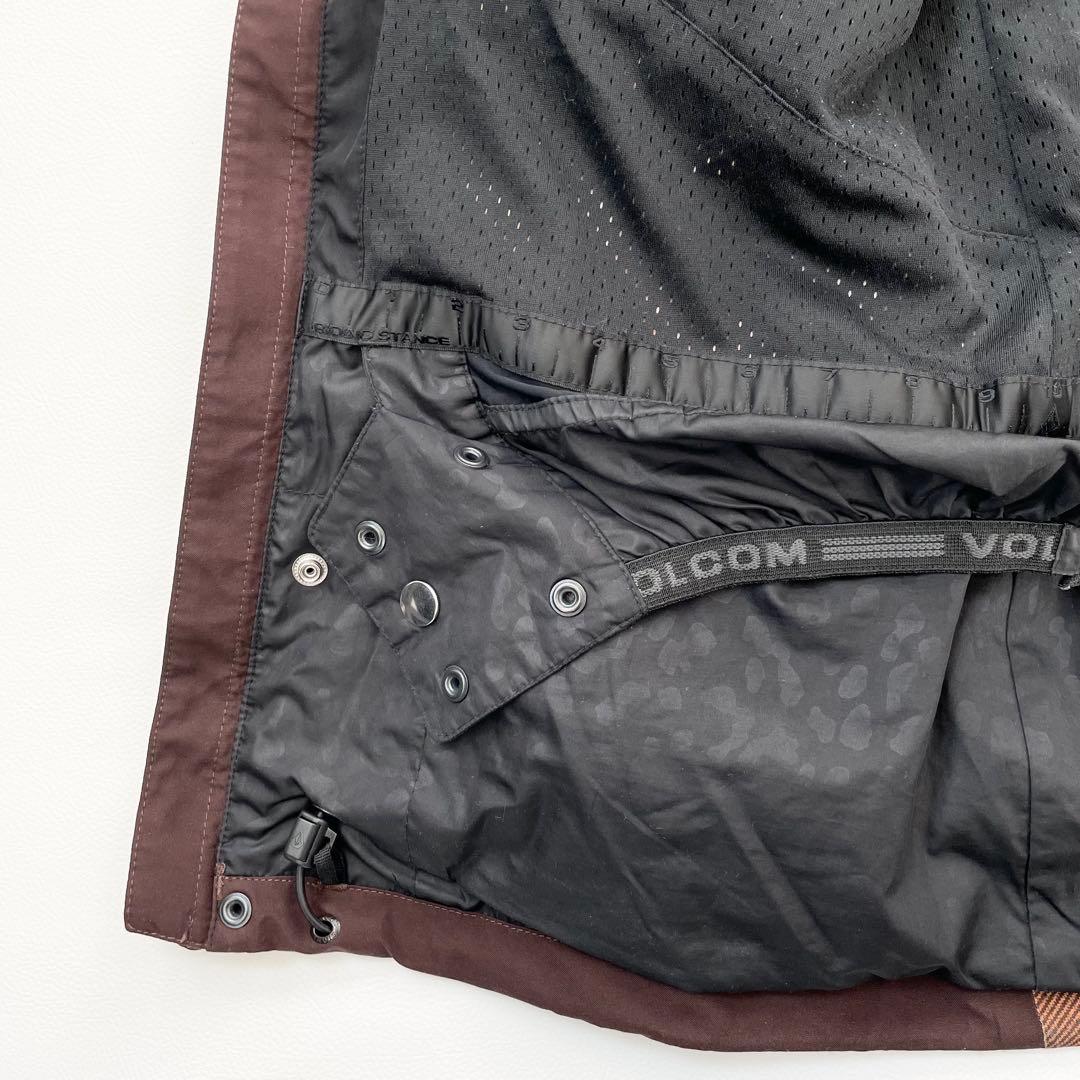 4419 ボルコム スノボウェア ジャケット ゴアテックス 22年モデル 茶 S