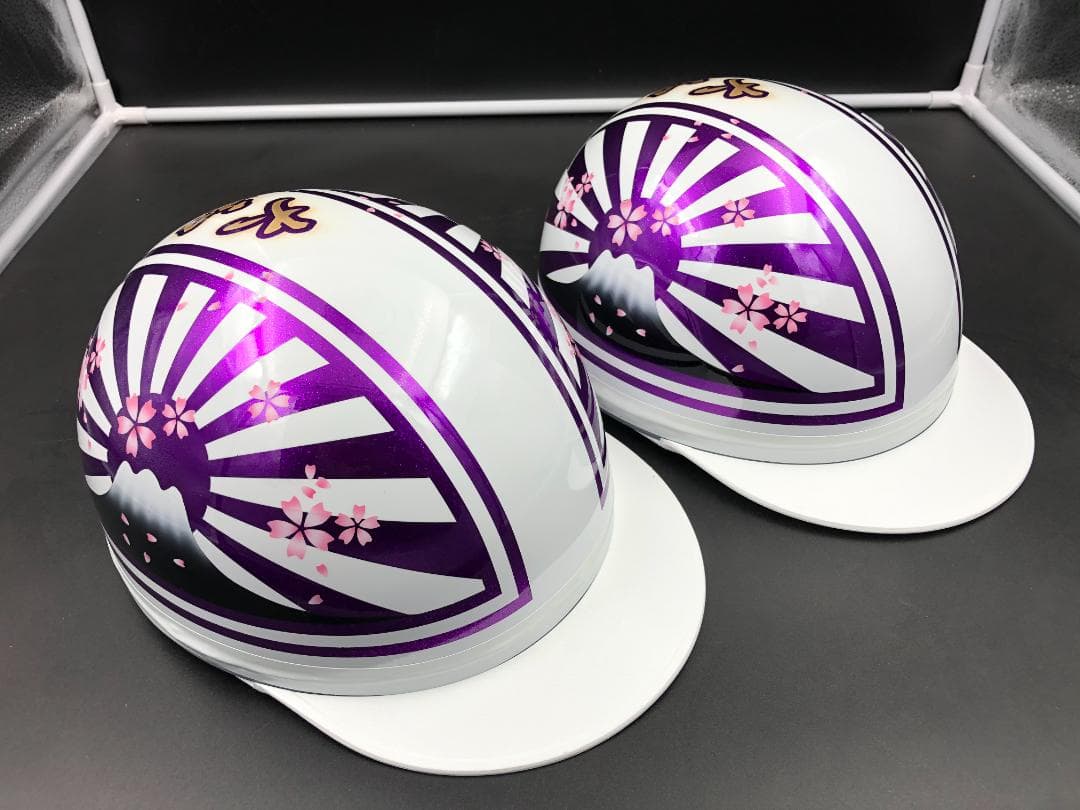 コルク半 カスタム 富士日章 白紫 ラメ 桜セット 高級クリヤ 送料無料