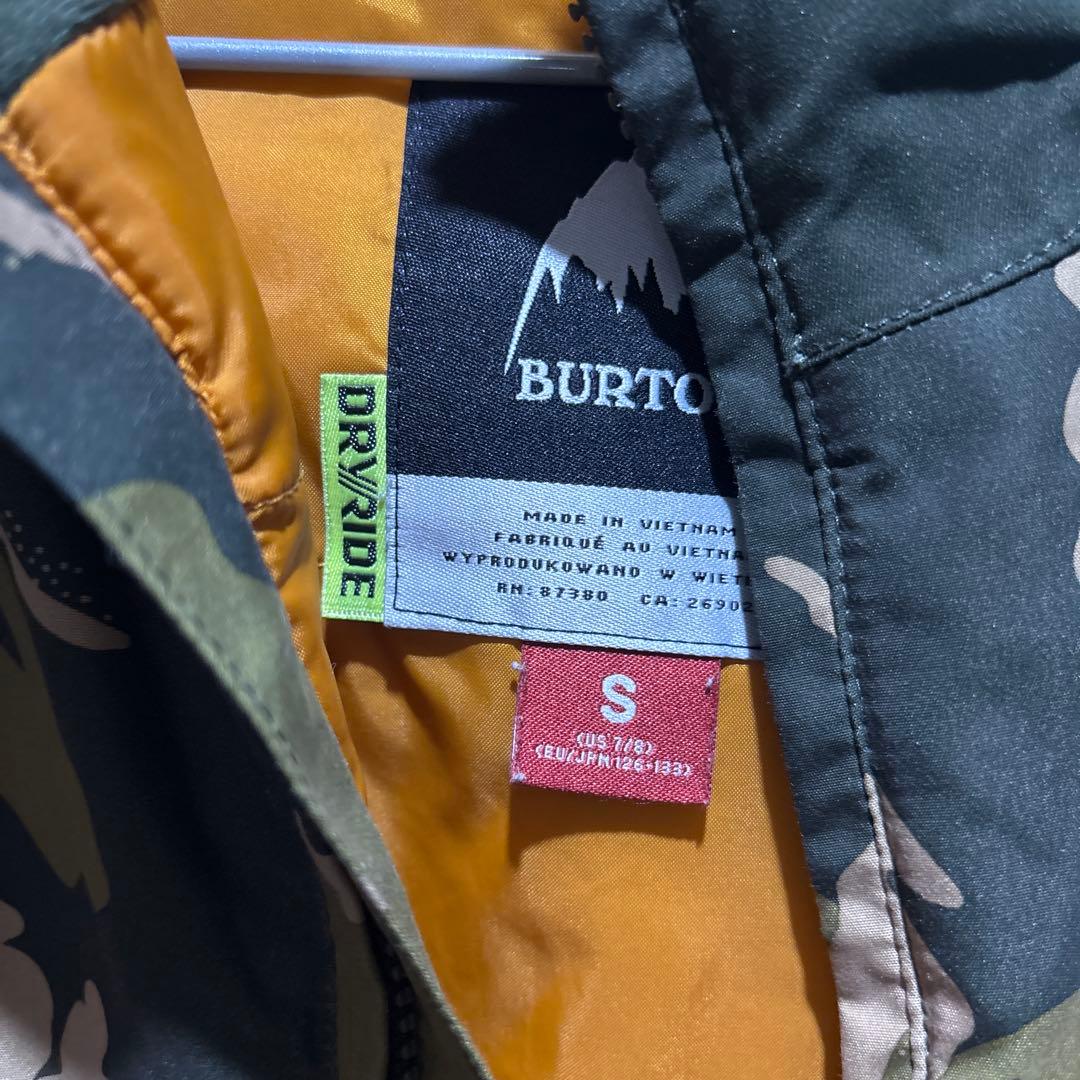Burton ウエア上下セット 130 スノーボードS キッズ
