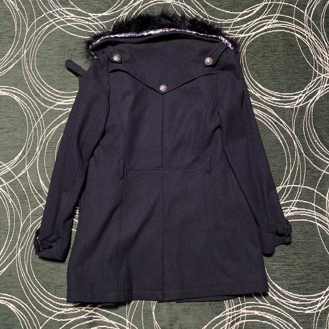 ジャケット・アウター Wild party 00s fur long coat leopard