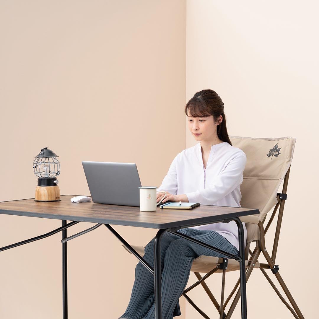 【最終価格】【美品】【2脚】LOGOS ロゴス　ワークバックチェア