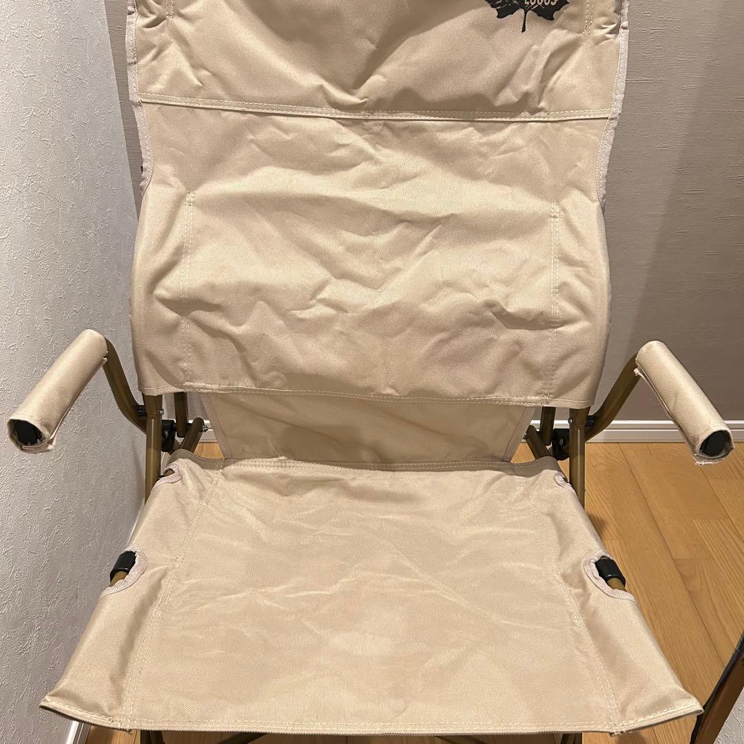 【最終価格】【美品】【2脚】LOGOS ロゴス　ワークバックチェア