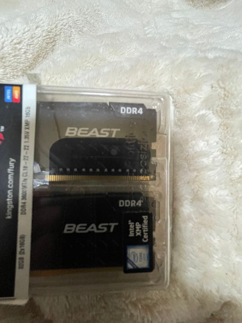 KINGSTON FURY 《BEAST 》 32GB（16GB×２枚）