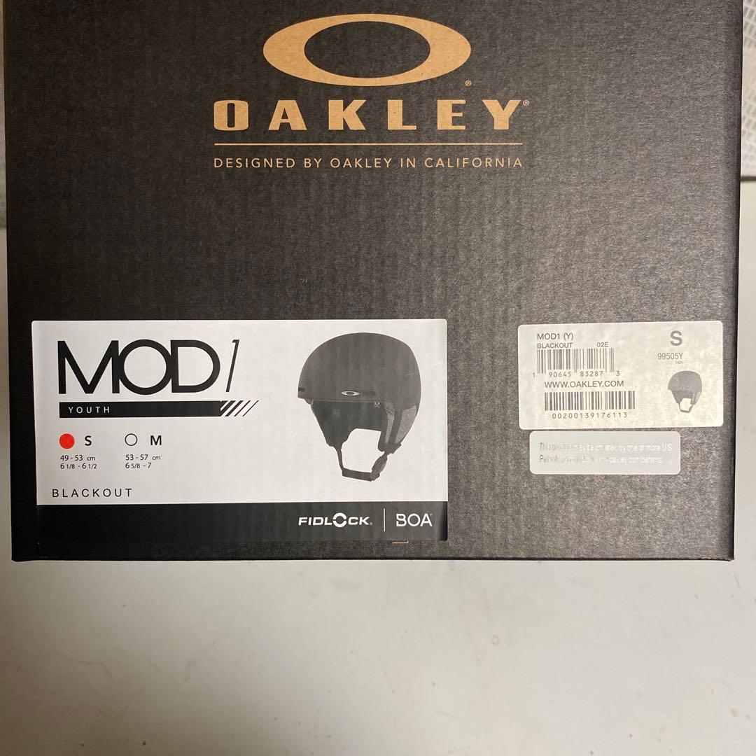 OAKLEY MOD1 ヘルメット Sサイズ ブラック　キッズ　スキー