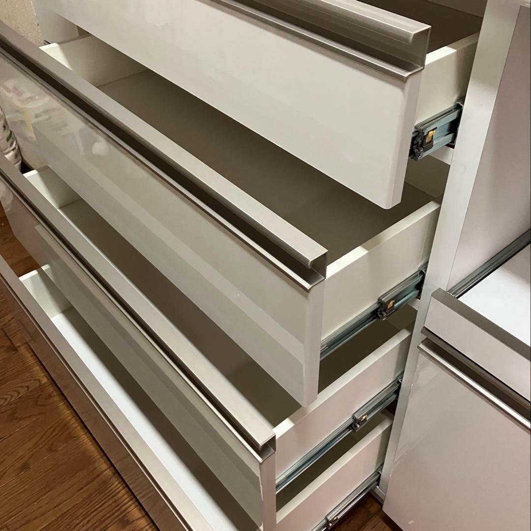 【専用】9on　ベルメゾン 食器棚 キッチンボード 日本製 120cm 白