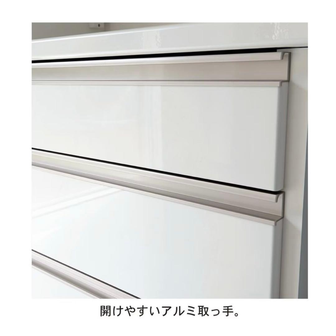 【専用】9on　ベルメゾン 食器棚 キッチンボード 日本製 120cm 白