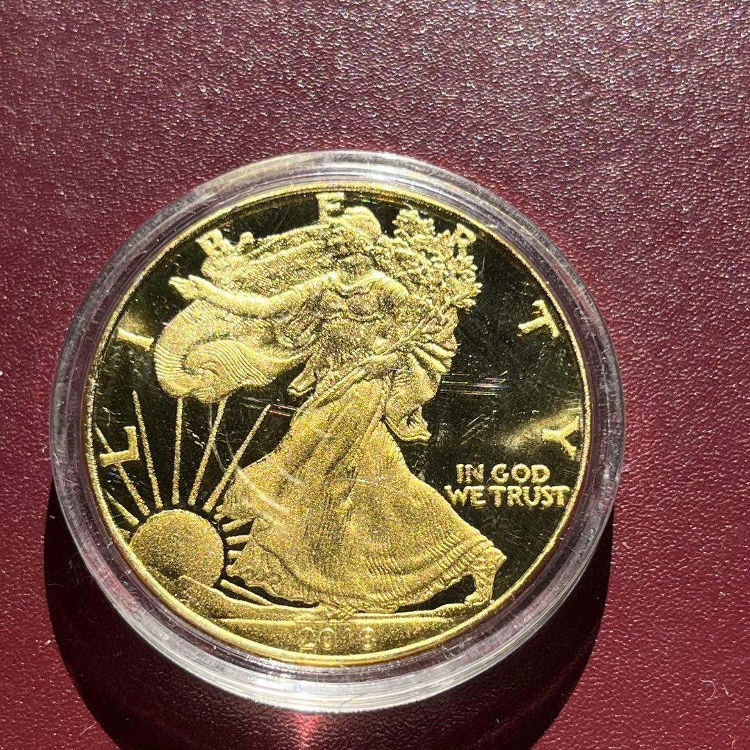 マ*送様 アメリカ女神像イーグル金貨古銭アンティークコイン硬貨