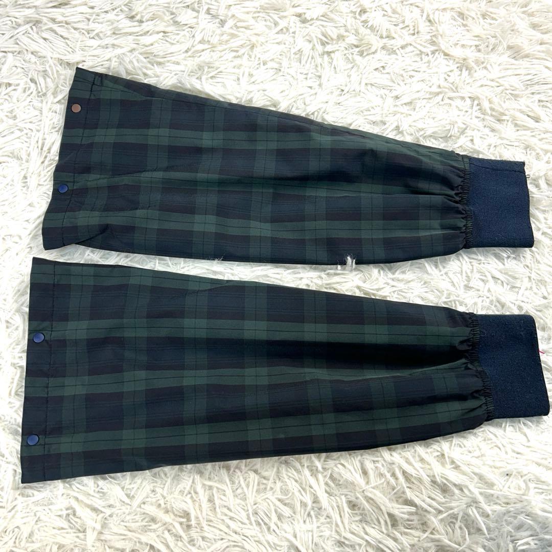 パーリーゲイツ　スニードジャック　L　緑×紺チェック　2way　裏地蓄熱　ゴルフ