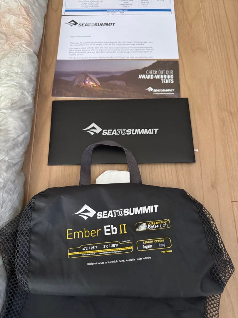 Sea to Summit Ember Eb II 寝袋 レギュラー