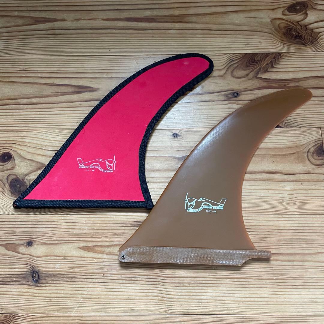 美品 ジョージグリノー グリノーフィン 4A 10 kelp シングルフィン