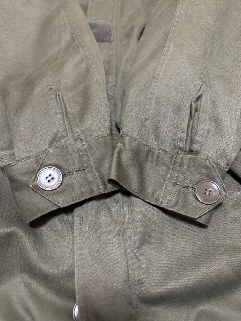 フランス軍 実物 70s ミリタリーモッズコート　ライナー付き M-65系