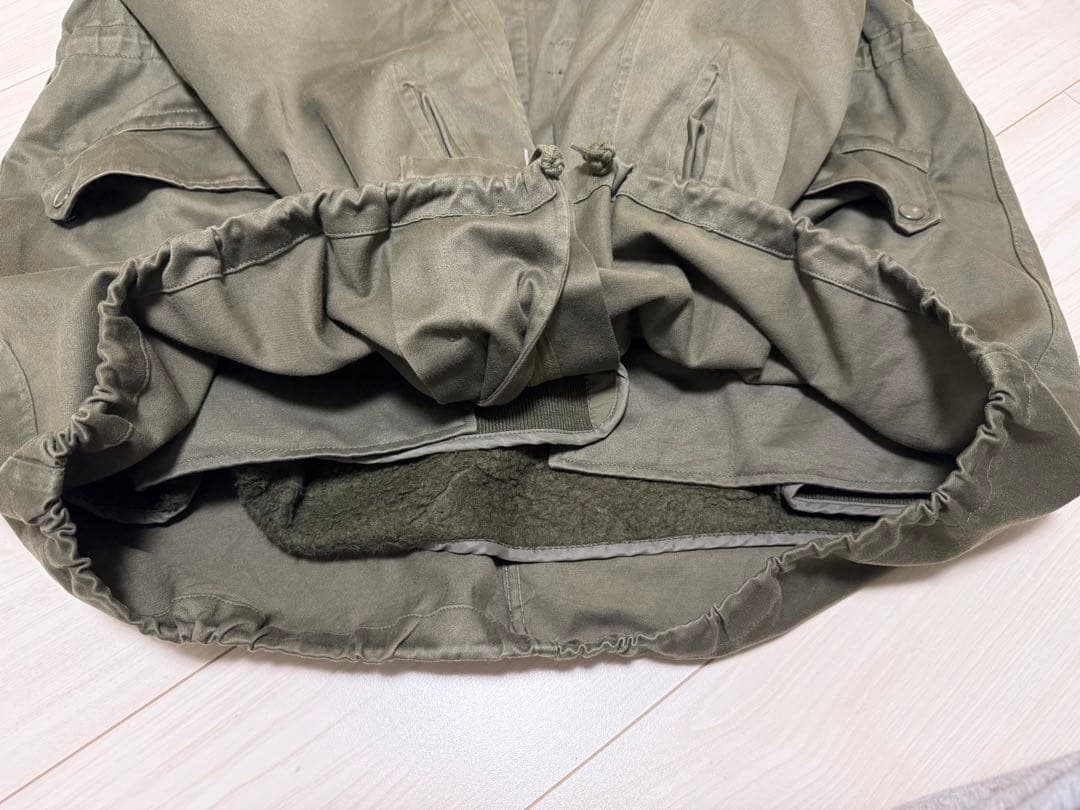 フランス軍 実物 70s ミリタリーモッズコート　ライナー付き M-65系