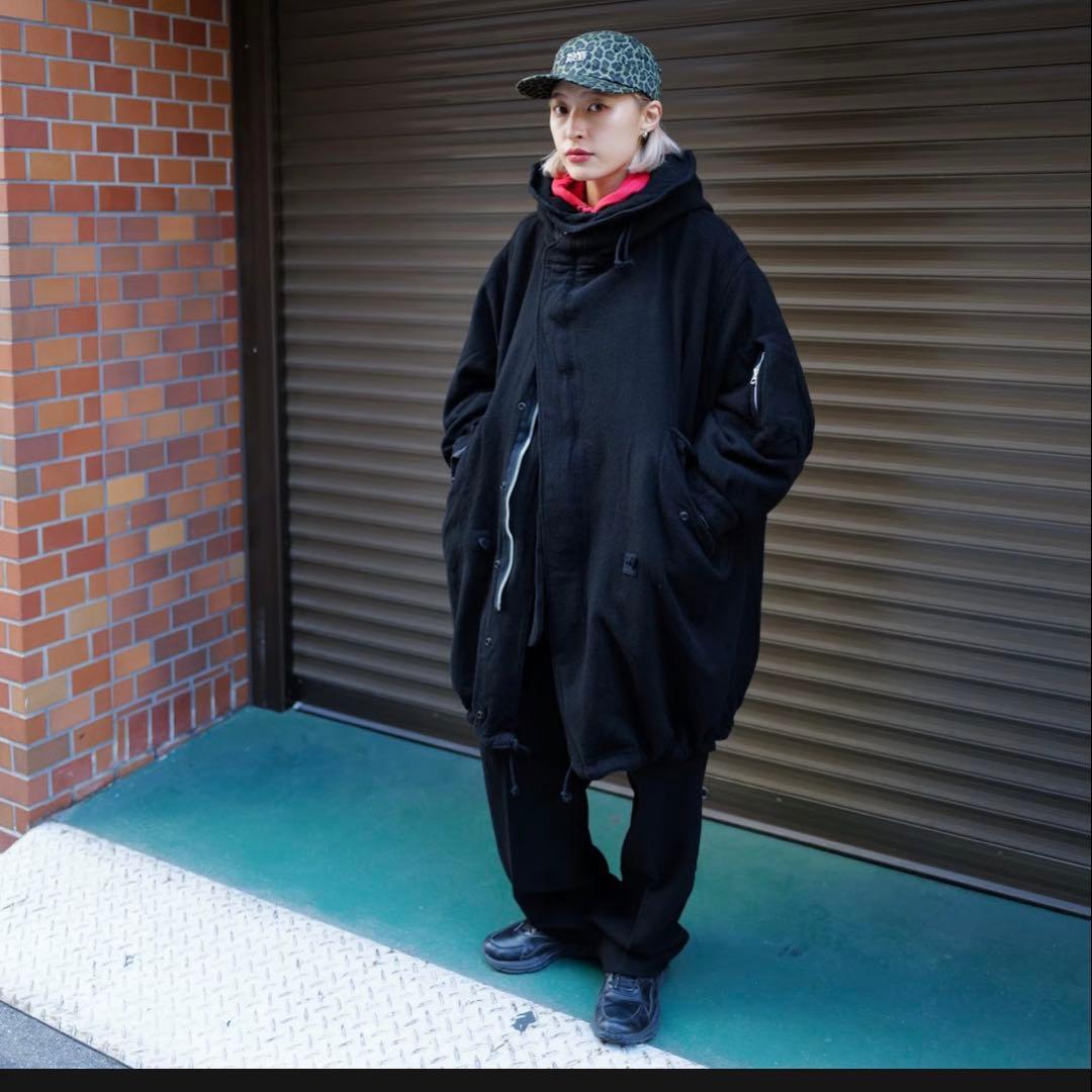 本日限りanytee 縮絨　Felted M48 M65スーパーブラック