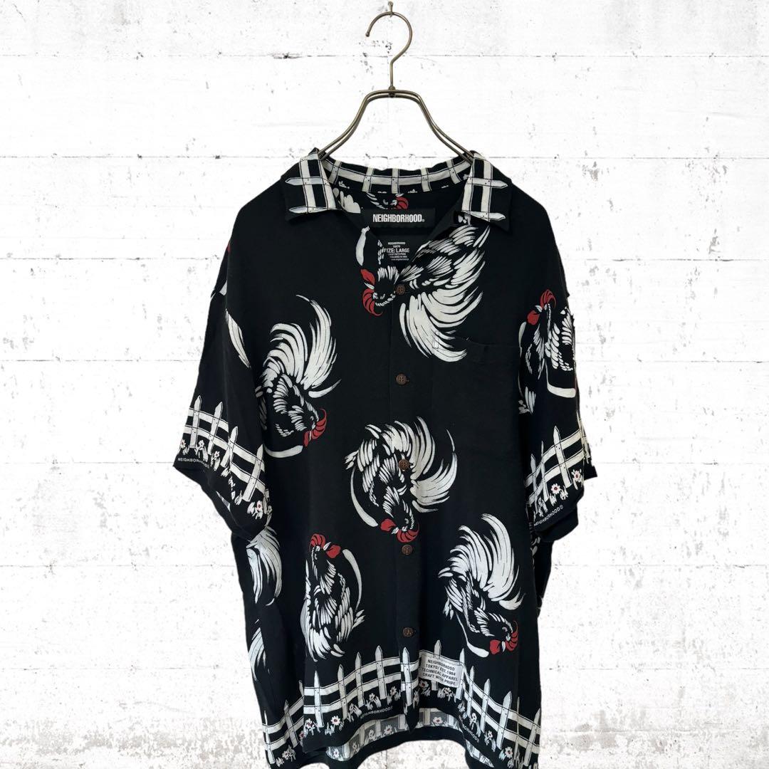 neighborhood 20SS レーヨン アロハシャツ 鶏 ニワトリ柄 総柄 - メルカリ