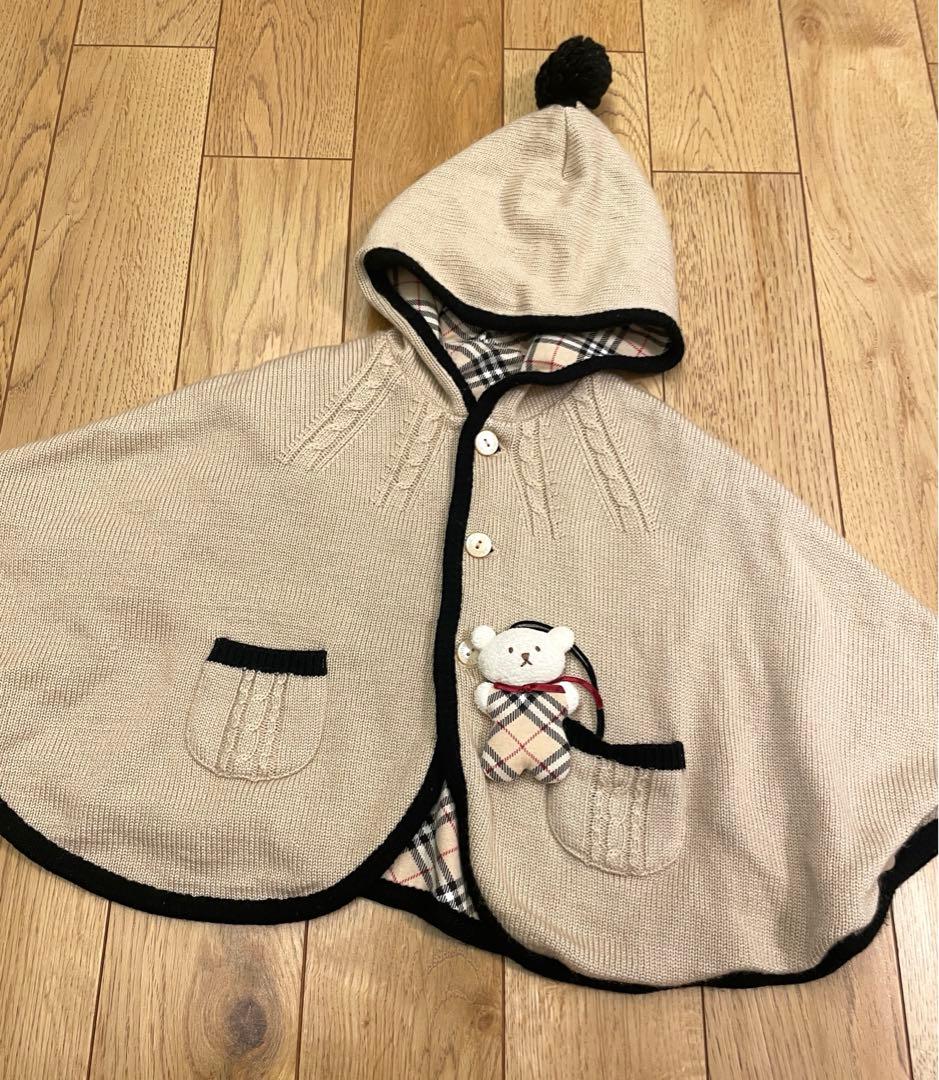 BURBERRY ベビーポンチョ BN641-225-40 - メルカリ