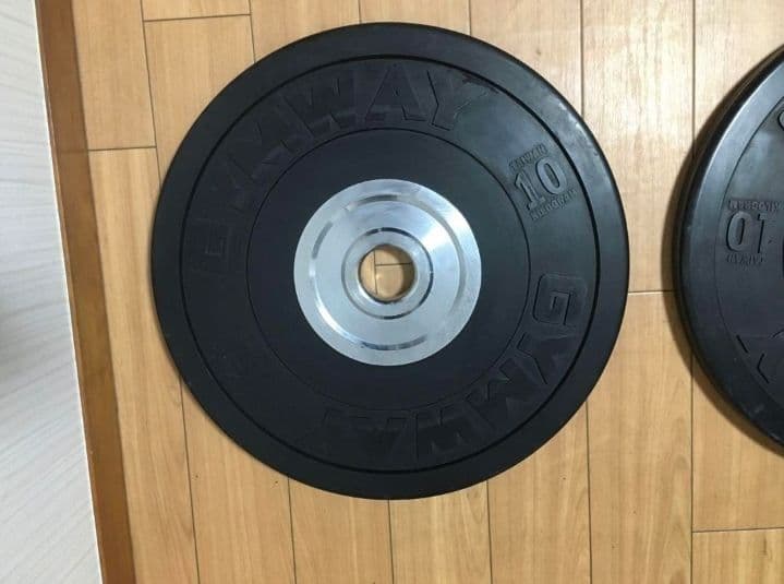 GYMWAYバンパープレート10kg x 2枚