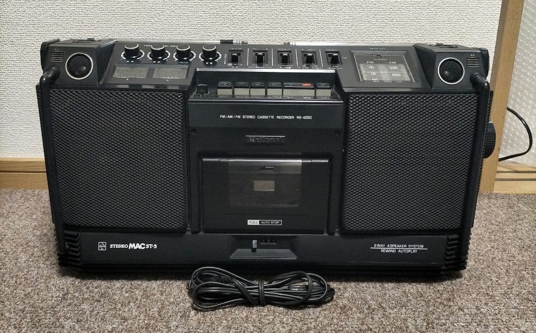 ラジオ・コンポ National RS-4250 MAC ST-5