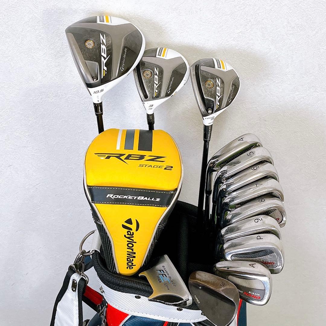 【レフティ 】テーラーメイド　RBZ STAGE2 メンズゴルフ13本セット　S
