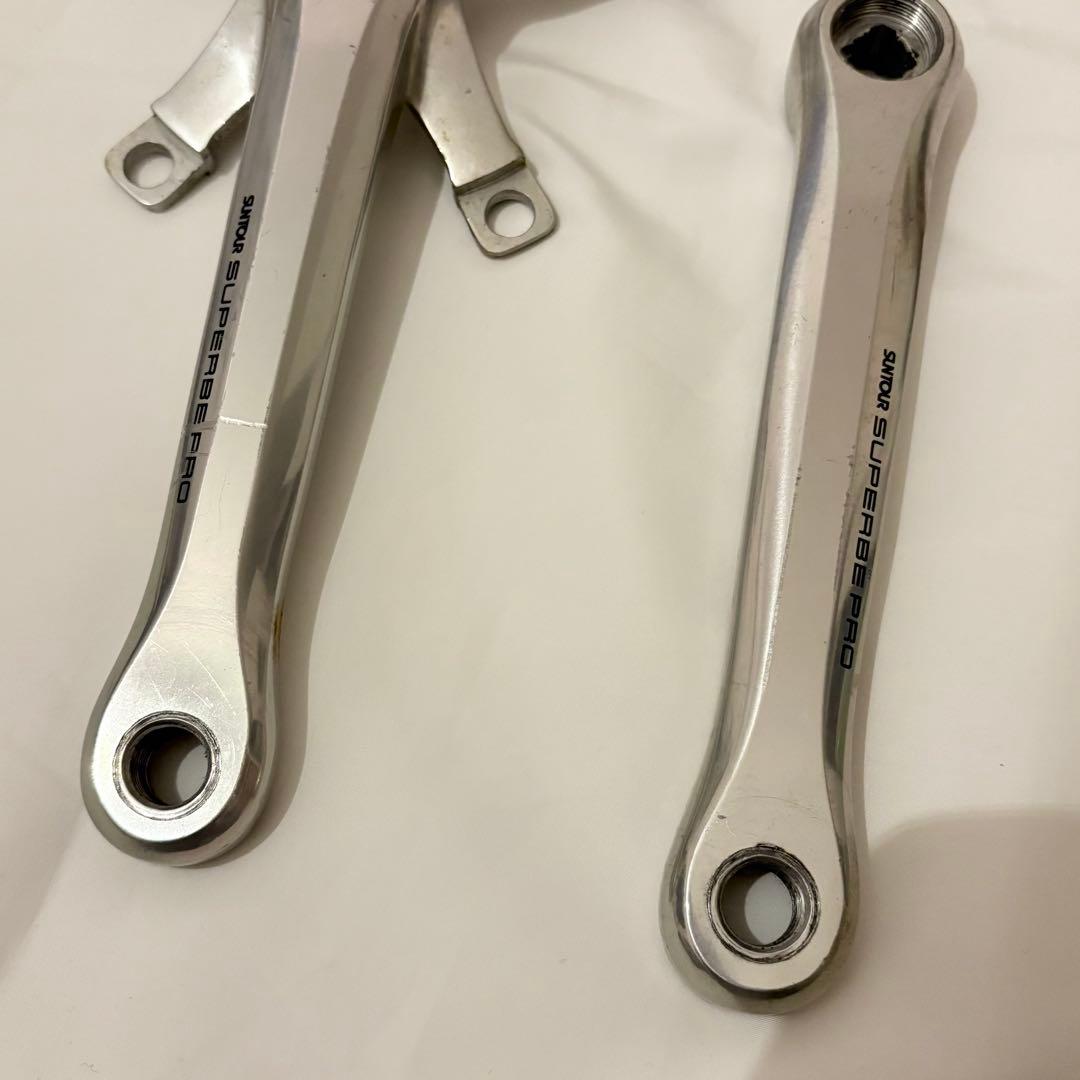 サンツアー シュパーブプロ クランク 175