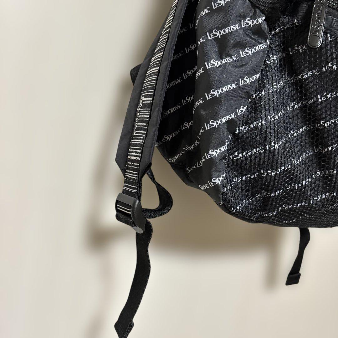 美品 LESPORTSAC ブラック リュック レスポ 黒 レスポートサック