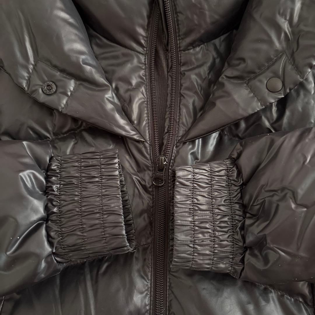 PUMA ブラック ダウン ベンチコート レディース　M ダウン90%