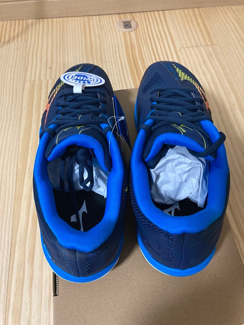 未使用27㎝ ミズノ テニス ウェーブエクシードライト2 WIDE OC