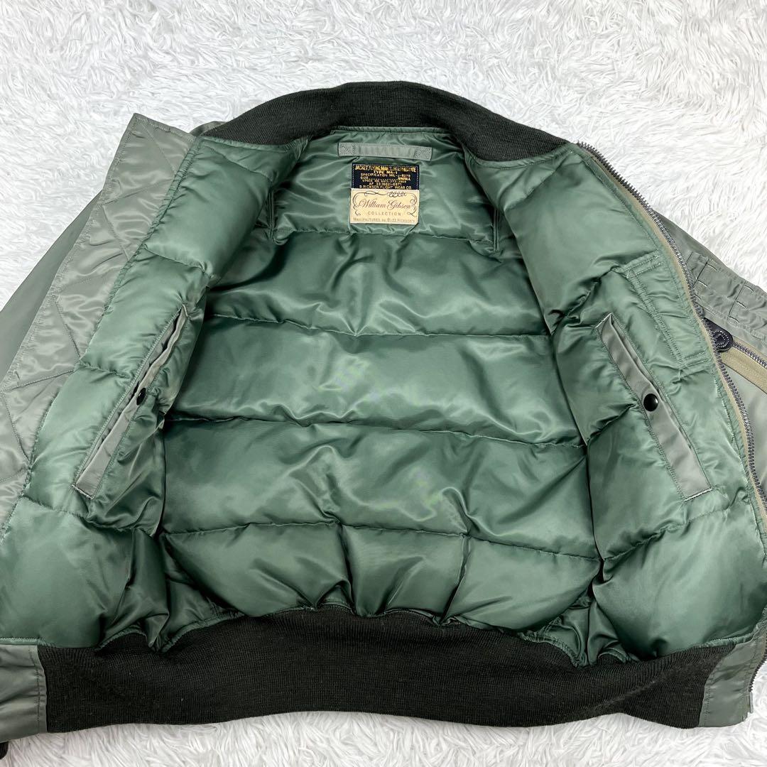 希少BUZZ RICKSON'S William Gibson MA-1 ダウン