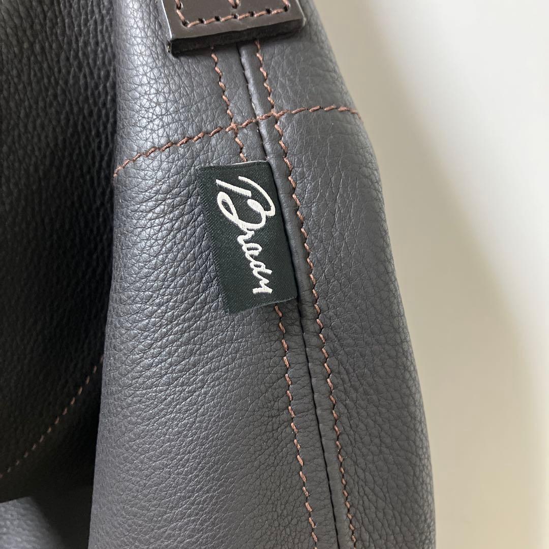 BRADY LEVEN BIOTOP レザー ダークブラウン