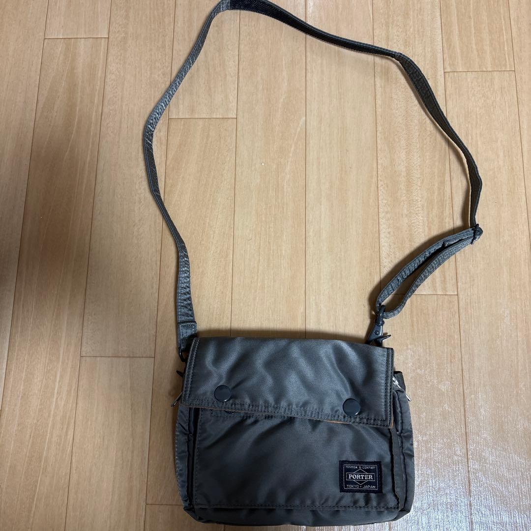 PORTER タンカー　ショルダーバッグ　グレー