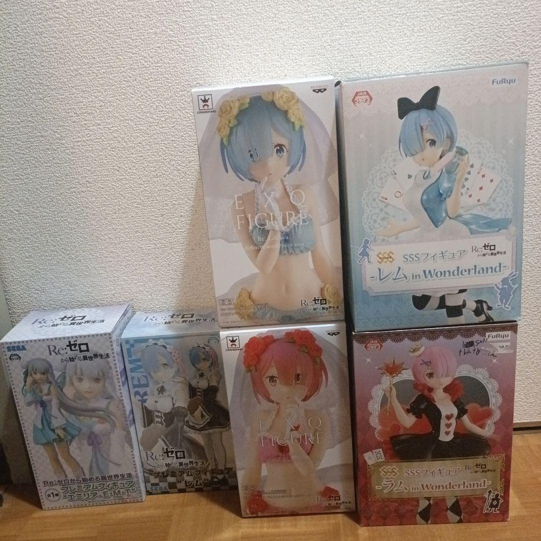 美少女フィギュアまとめ売り リゼロ Re:ゼロから始める異世界生活