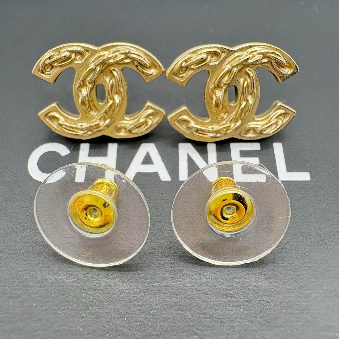 美品 シャネル ココマーク ピアス サマーコレクション アクセサリーの