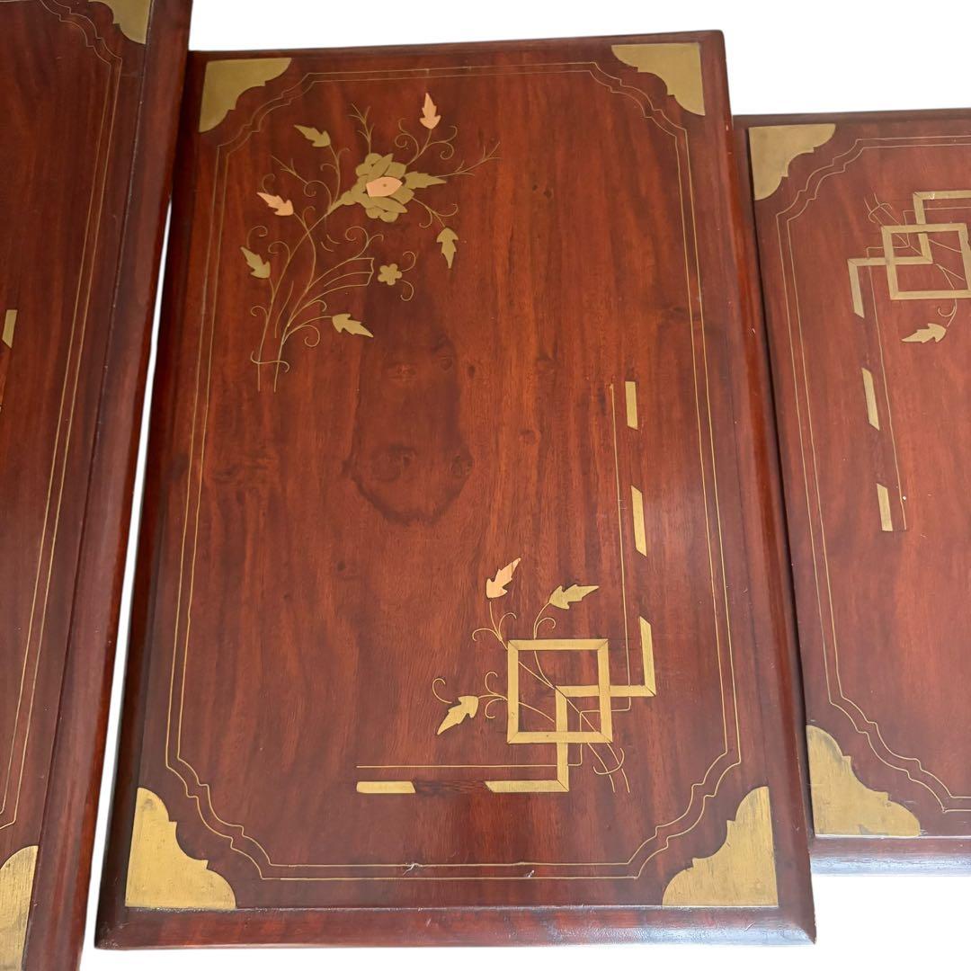 ネストテーブル 4連 4つ組 サイドテーブル ナイトテーブル ヴィンテージ家具